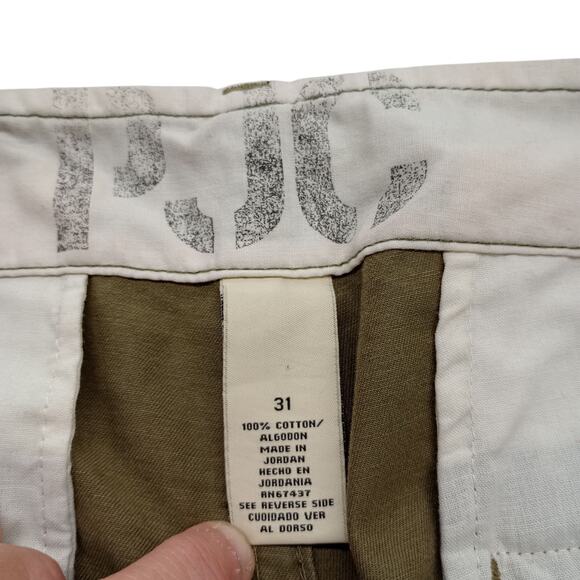VTG Polo Jeans Ralph Lauren Pants Mens 31x30 Military PJC RL67 Relaxed Khaki - Picture 7 of 8